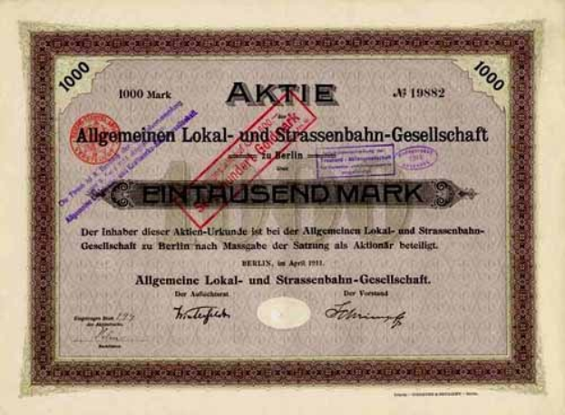 Alter deutscher Regierungskurszettel mit gedrucktem Text und numerischen Werten.