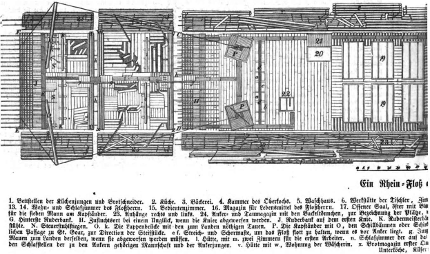 Eine handgezeichnete Skizze eines 18. Jahrhundert deutschen Hauses mit mehreren Fenstern und einer Tür, begleitet von Text auf demselben Papier.